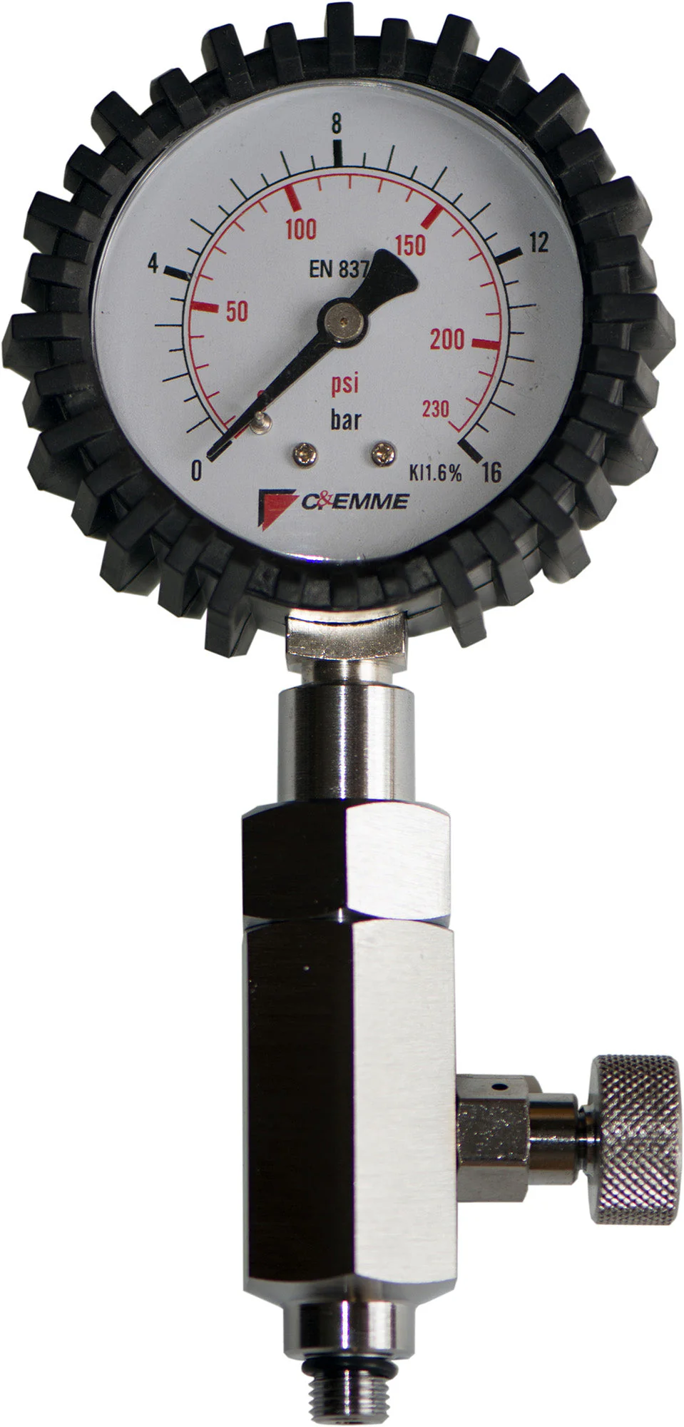 Gauge for Regulator 1st stage Setting Pressure